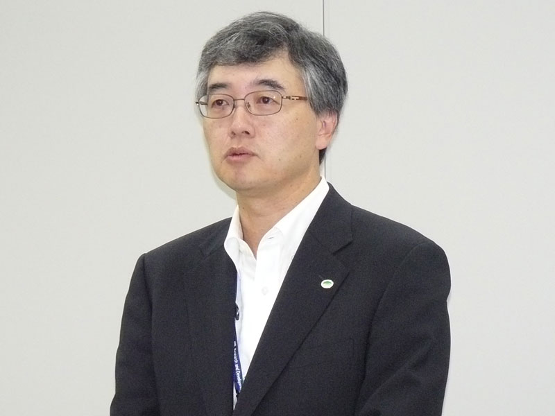 <strong>中央研究所長の小島啓二氏</strong>