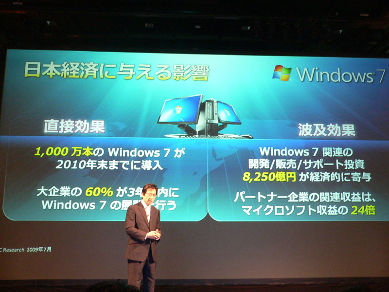 <strong>Windows 7が日本経済に与える影響</strong>