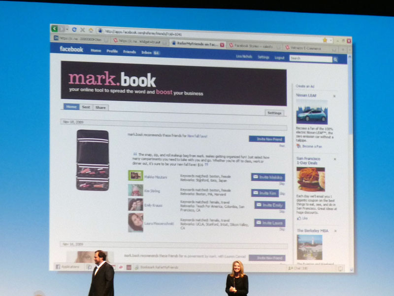 <strong>AVONがFacebook上で構築しているmark.book。口コミを利用したマーケティングに利用</strong>