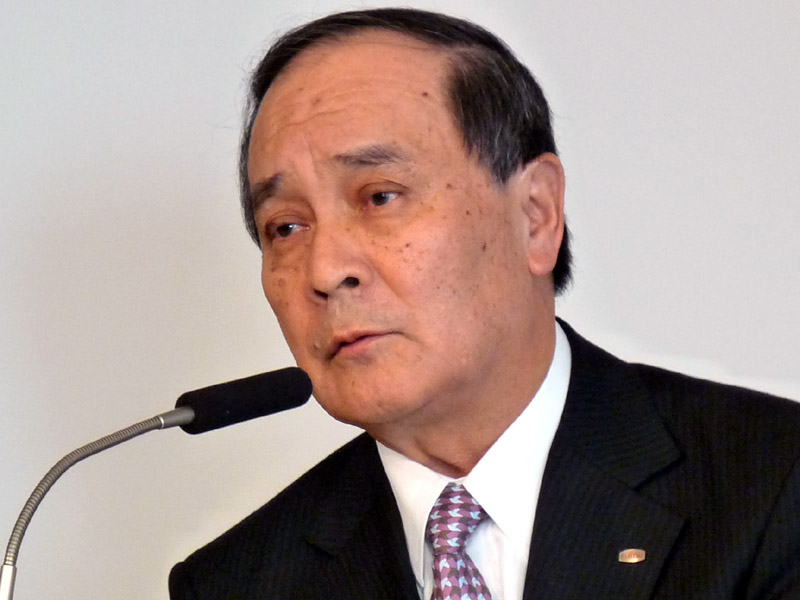 <b>代表取締役社長の野副州旦氏</b>