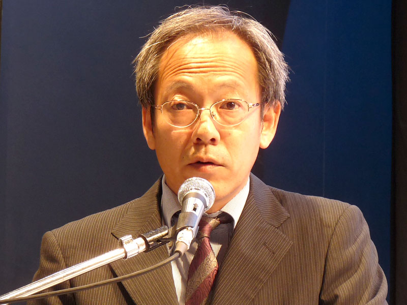 <strong>IAサーバ事業本部長の河部本章氏</strong>