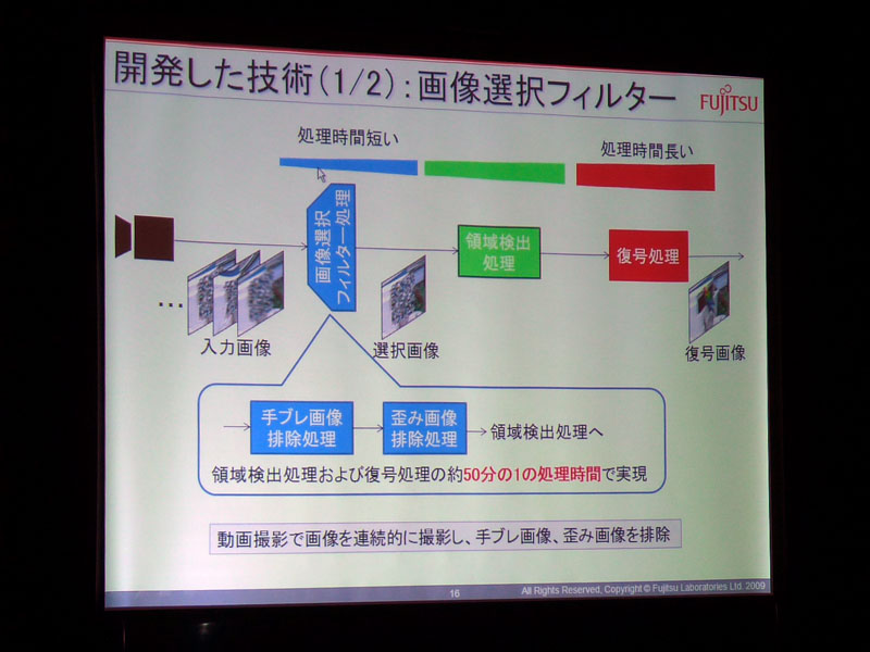 <strong>画像選択フィルター処理を用意することで、処理時間の短縮を実現</strong>