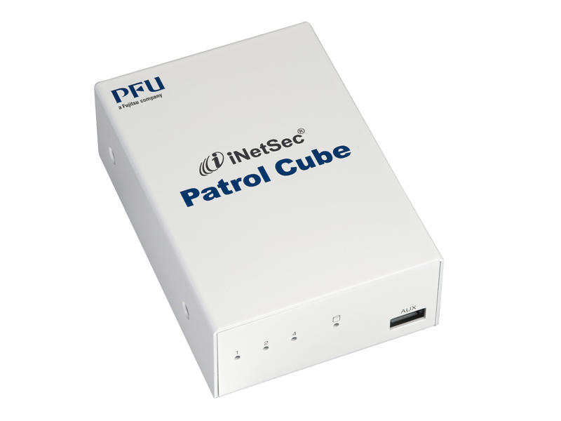 <b>iNetSec Patrol Cubeの小型センサーアプライアンス</b>
