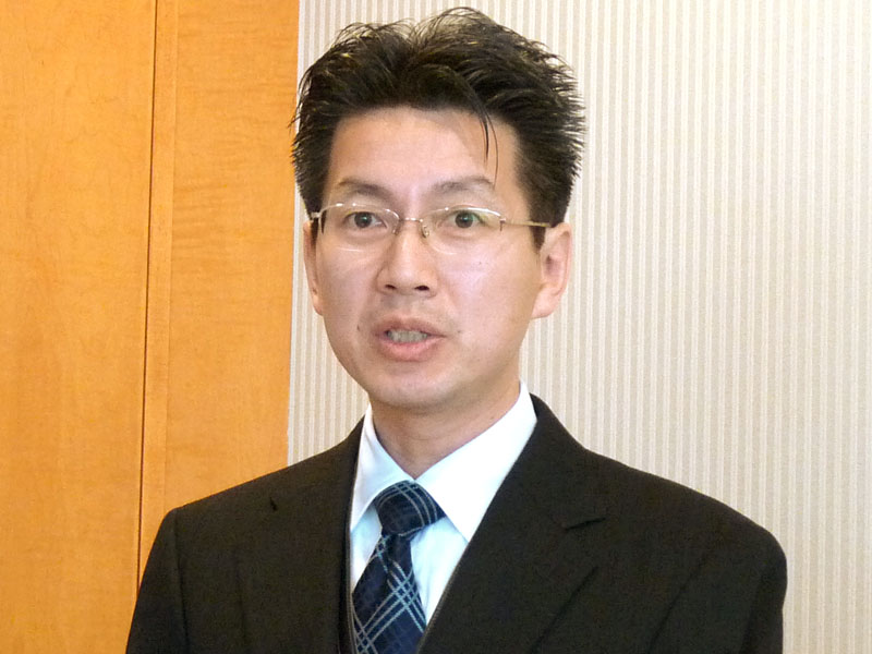 <strong>技術センター 技術イノベーション 部門長の生駒勝幸氏</strong>