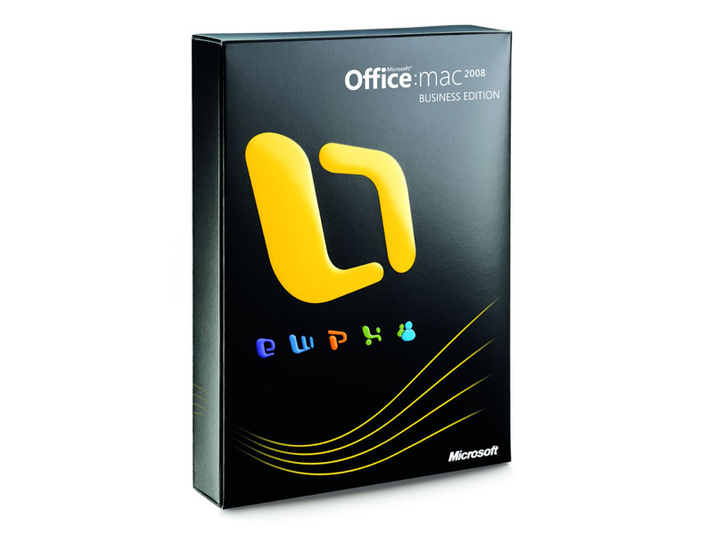 <strong>Office 2008 for Mac Business Editionのパッケージ</strong>