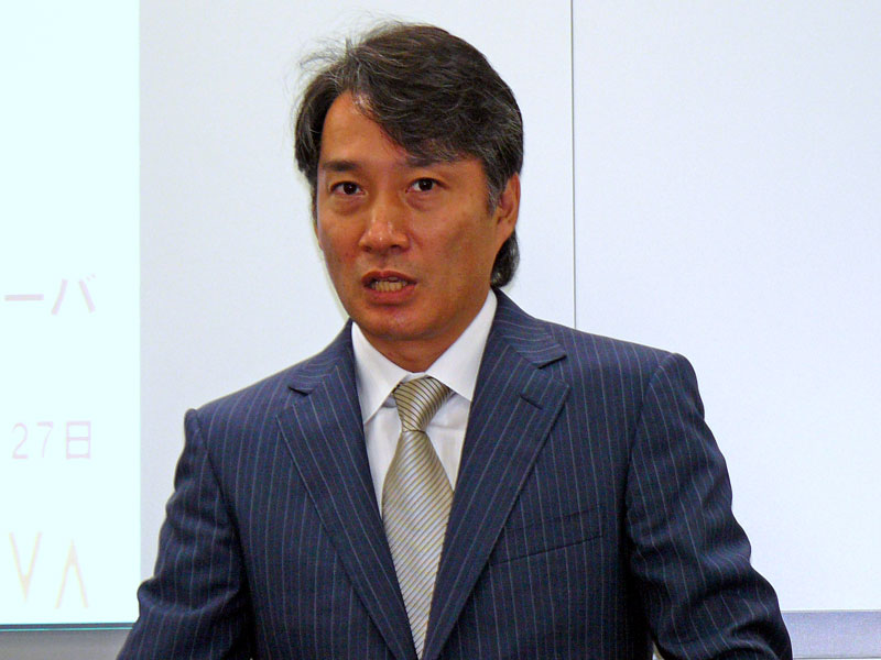 <strong>代表取締役社長の森川徹治氏</strong>