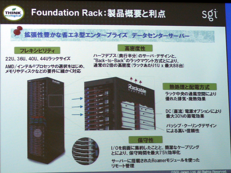 <b>Foundation Rackの特徴</b>