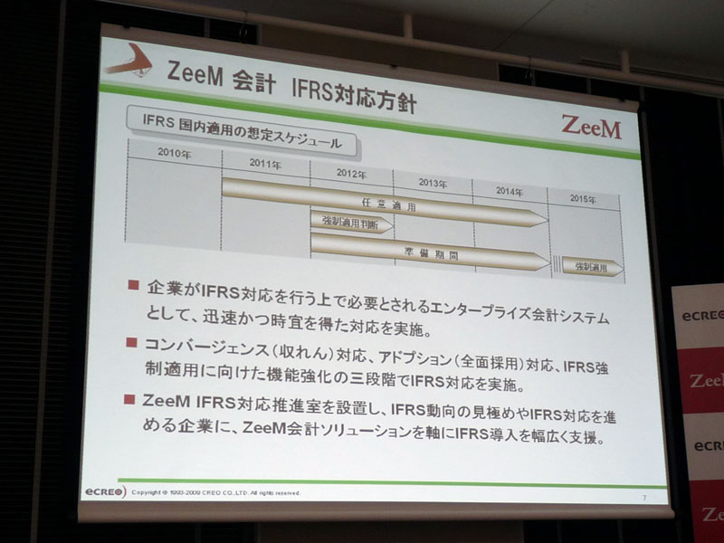 <b>ZeeM会計のIFRS対応方針</b>