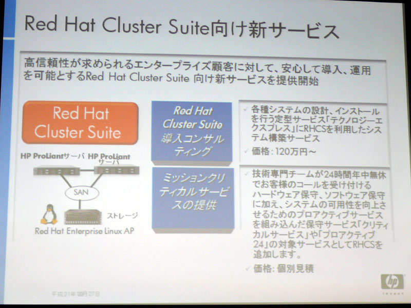 <strong>RHCSに対するサービスポートフォリオを拡充</strong>