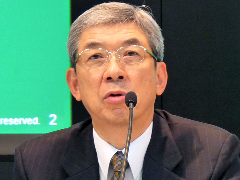 <strong>執行役副社長の三好崇司氏</strong>