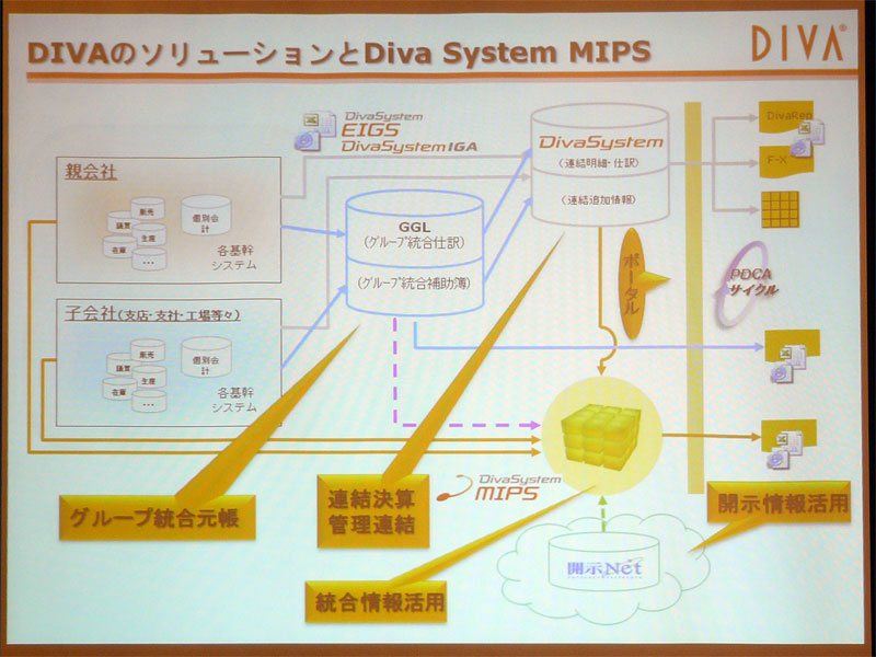 <strong>ディーバ製品全体に対するDivaSystem MIPSの位置付け</strong>