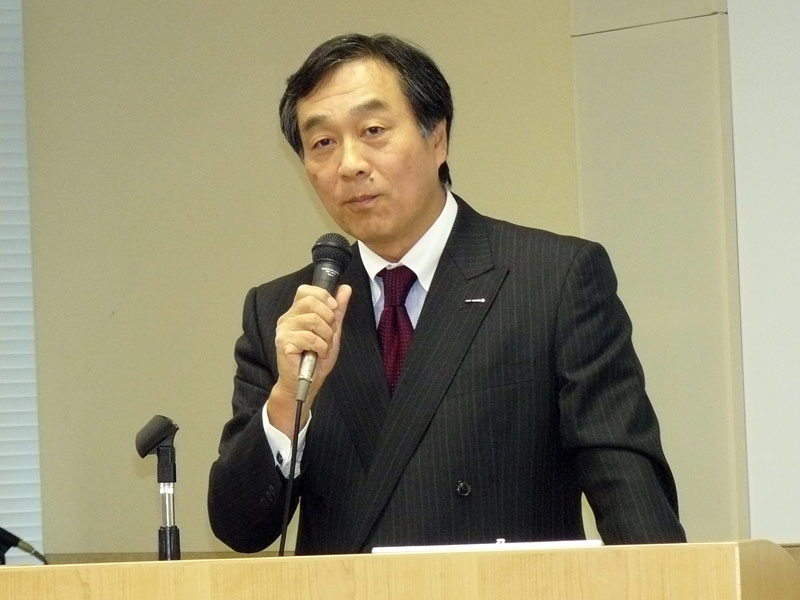 <strong>常務執行役員 商品開発本部長の種田乾吾氏</strong>