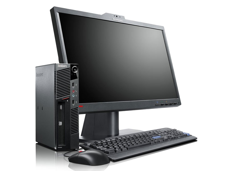 <strong>ThinkCentre M90/M90pのエコ・ウルトラスモール筐体（ディスプレイは別売）</strong>