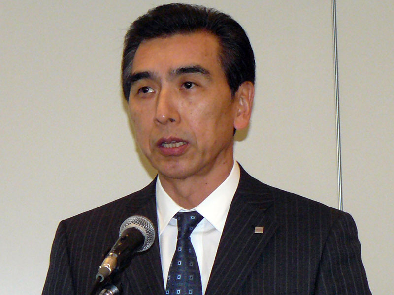 <strong>取締役 専務執行役員の三浦善司氏</strong>