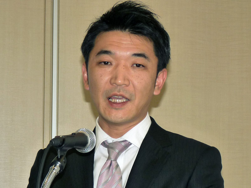 <b>マイクロソフトDynamicsビジネス本部 本部長の中西智行氏</b>