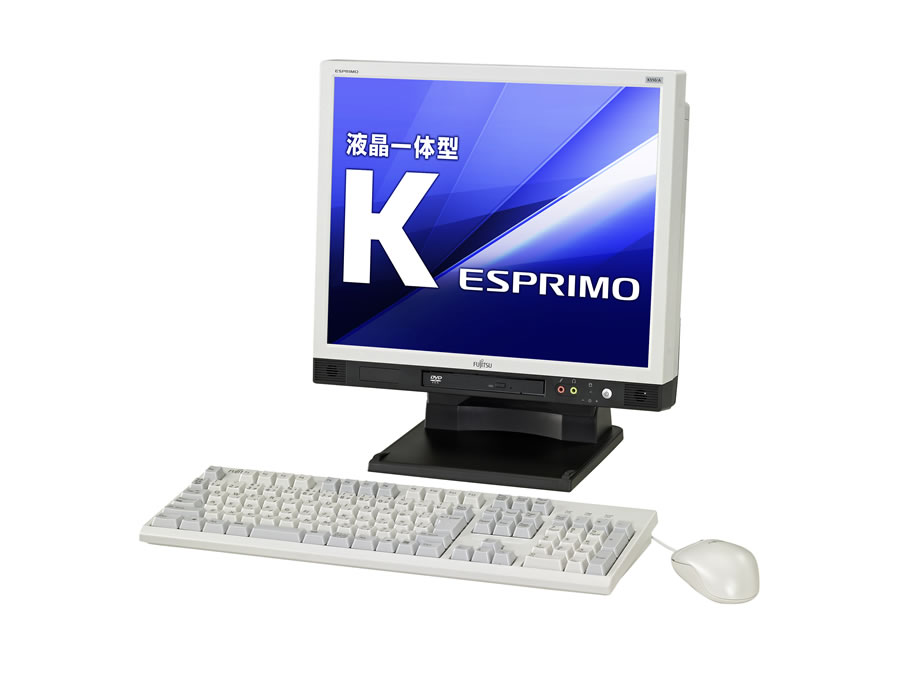 <b>液晶一体型の「ESPRIMO K550/A」17インチワイド液晶モデル</b>