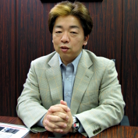 <strong>FFRの奥天陽司氏（営業統括本部営業企画部長）</strong>